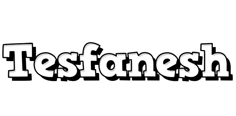 Tesfanesh snowing logo
