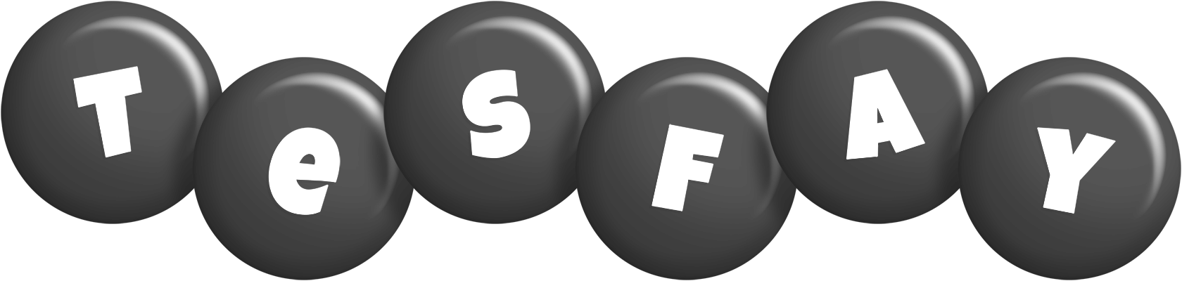 Tesfay candy-black logo