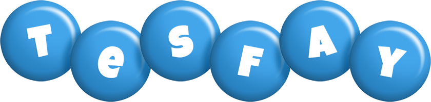 Tesfay candy-blue logo