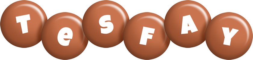 Tesfay candy-brown logo