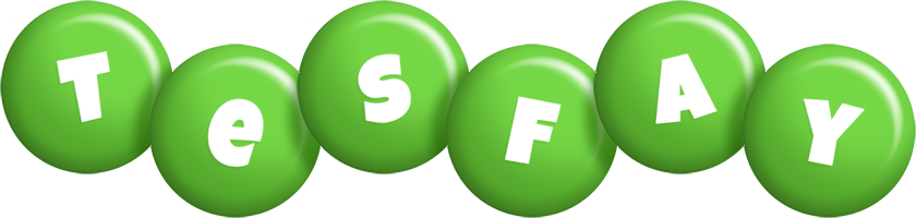 Tesfay candy-green logo