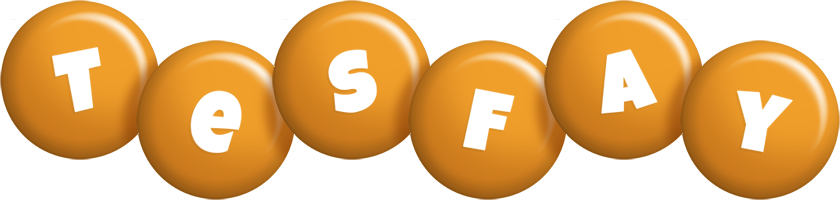 Tesfay candy-orange logo