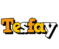 Tesfay cartoon logo