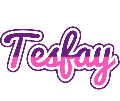 Tesfay cheerful logo
