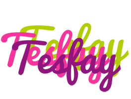 Tesfay flowers logo