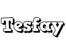 Tesfay snowing logo