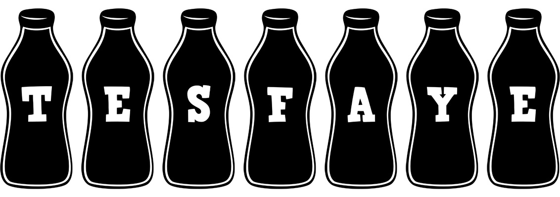 Tesfaye bottle logo