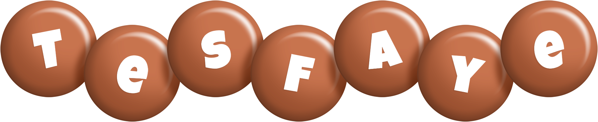 Tesfaye candy-brown logo