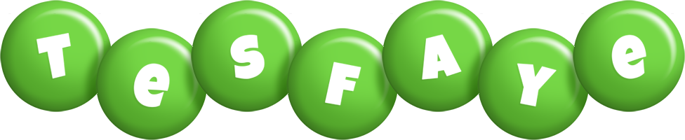 Tesfaye candy-green logo