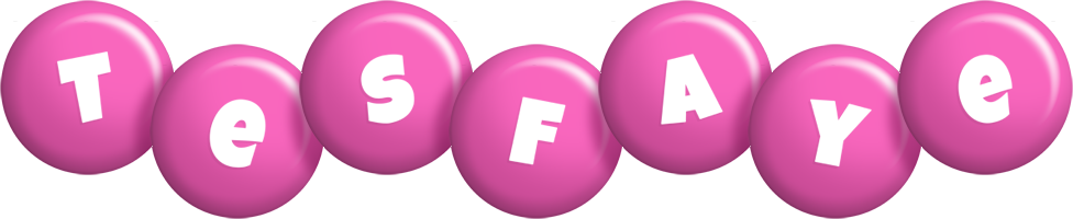 Tesfaye candy-pink logo