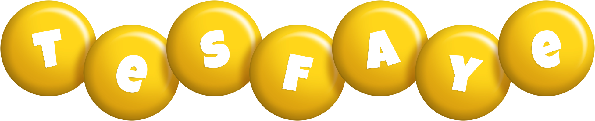 Tesfaye candy-yellow logo