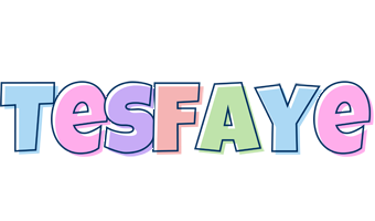 Tesfaye pastel logo