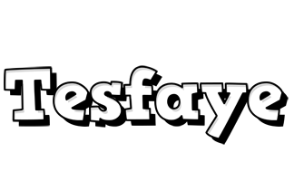 Tesfaye snowing logo