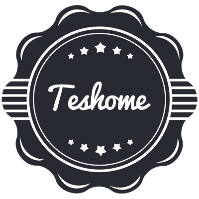Teshome badge logo