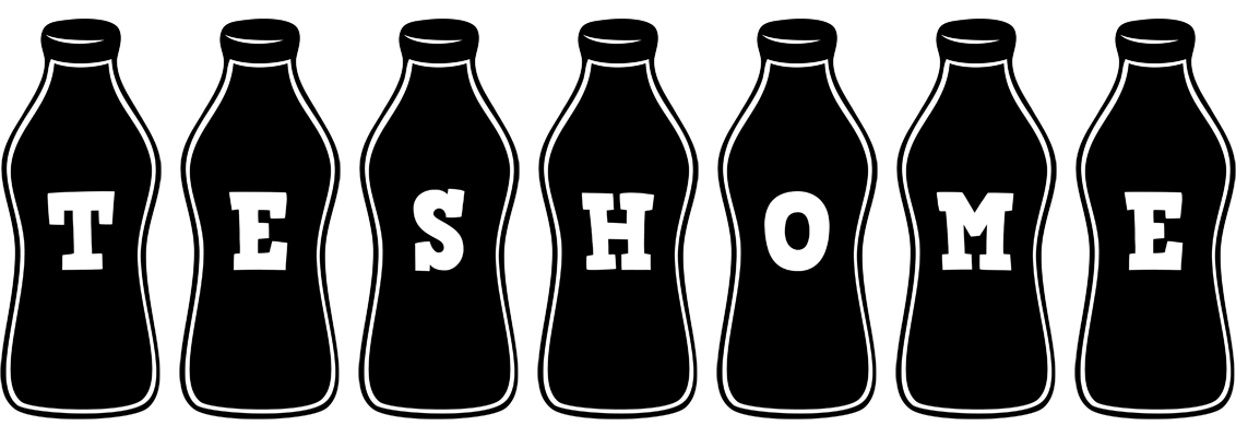 Teshome bottle logo