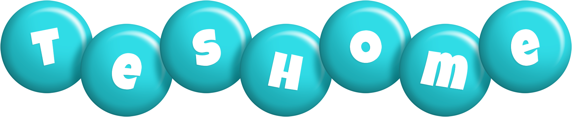 Teshome candy-azur logo