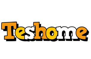 Teshome cartoon logo