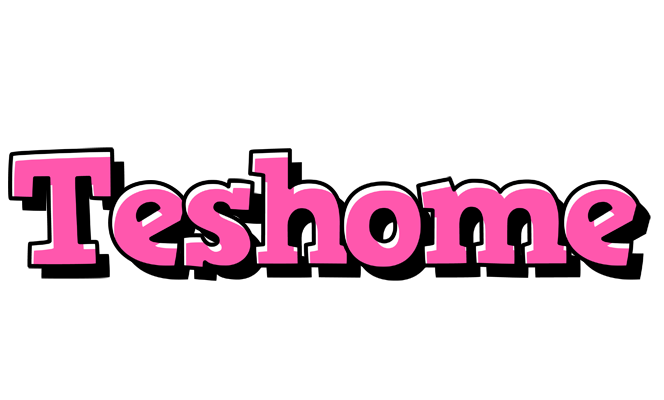 Teshome girlish logo