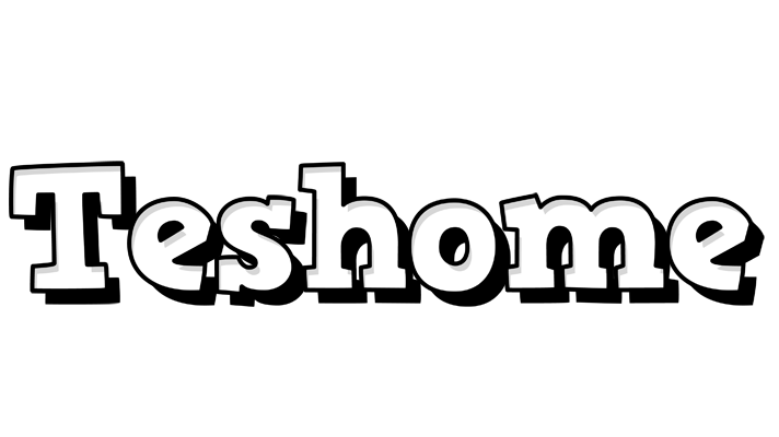 Teshome snowing logo