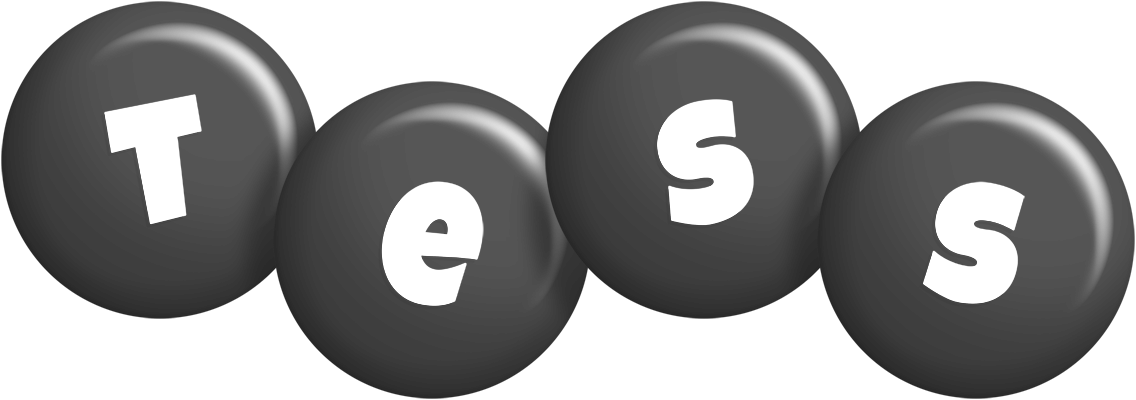 Tess candy-black logo