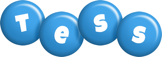 Tess candy-blue logo