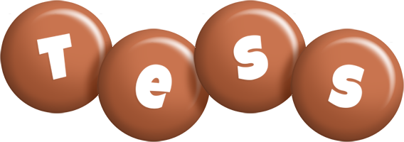 Tess candy-brown logo