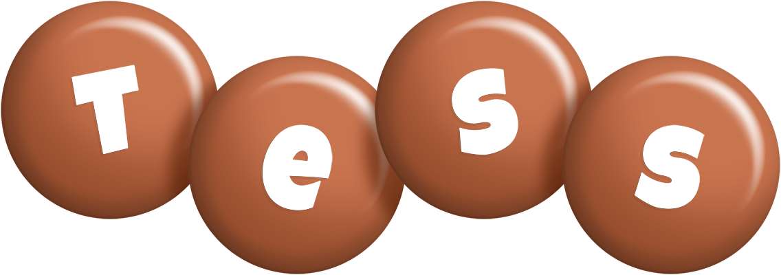 Tess candy-brown logo