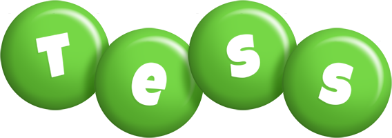 Tess candy-green logo