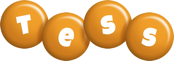Tess candy-orange logo