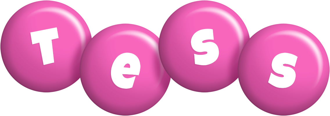 Tess candy-pink logo