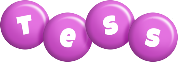Tess candy-purple logo