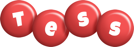 Tess candy-red logo