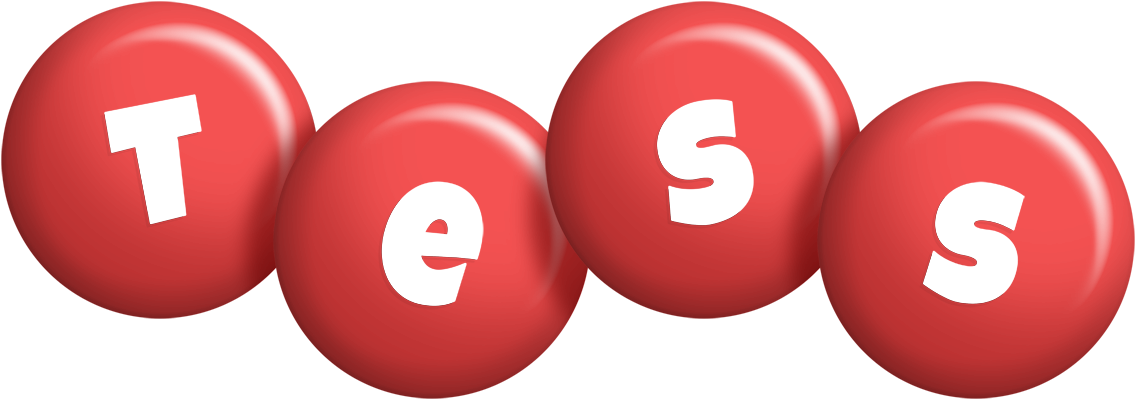Tess candy-red logo