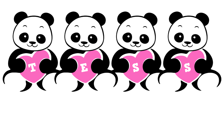 Tess love-panda logo