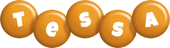 Tessa candy-orange logo