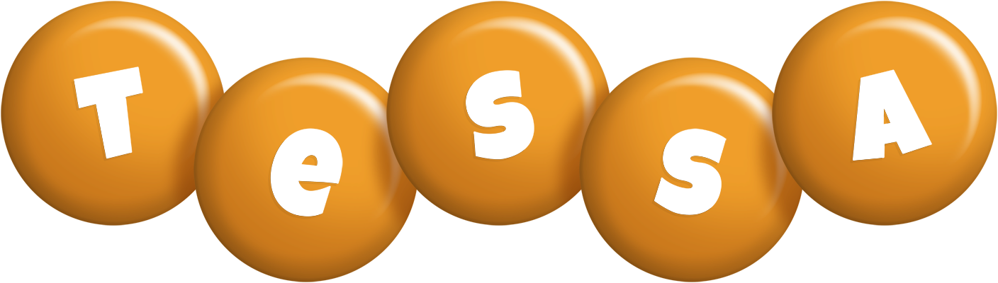 Tessa candy-orange logo