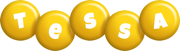 Tessa candy-yellow logo