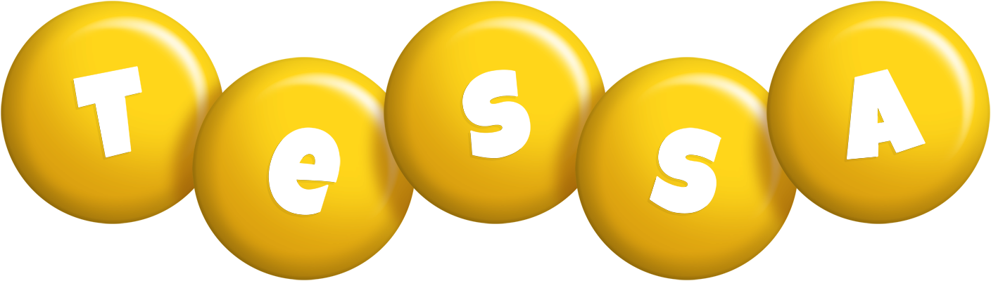 Tessa candy-yellow logo