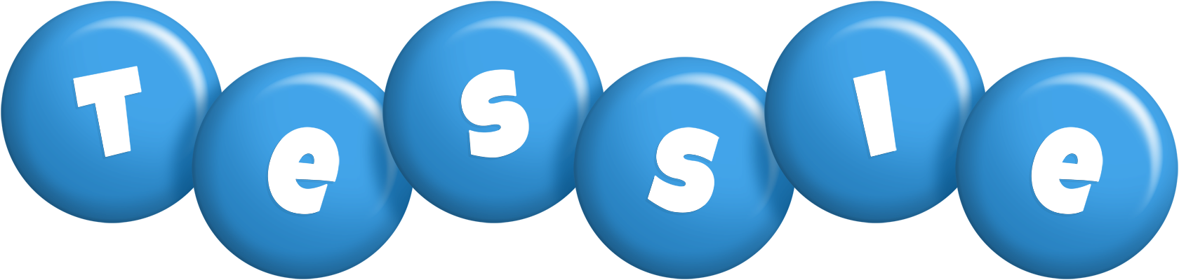 Tessie candy-blue logo