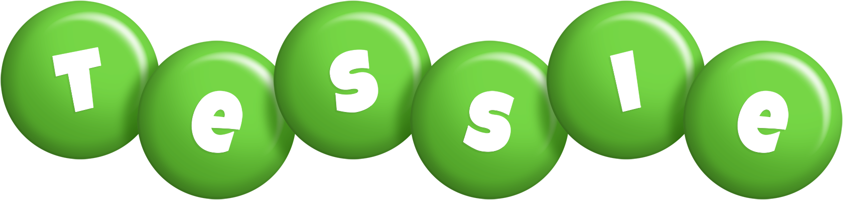 Tessie candy-green logo