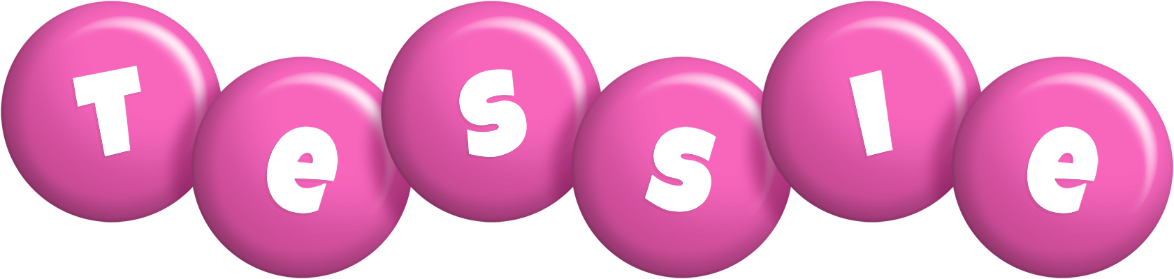 Tessie candy-pink logo