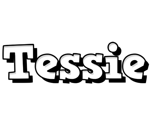 Tessie snowing logo