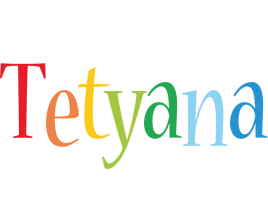 Tetyana birthday logo