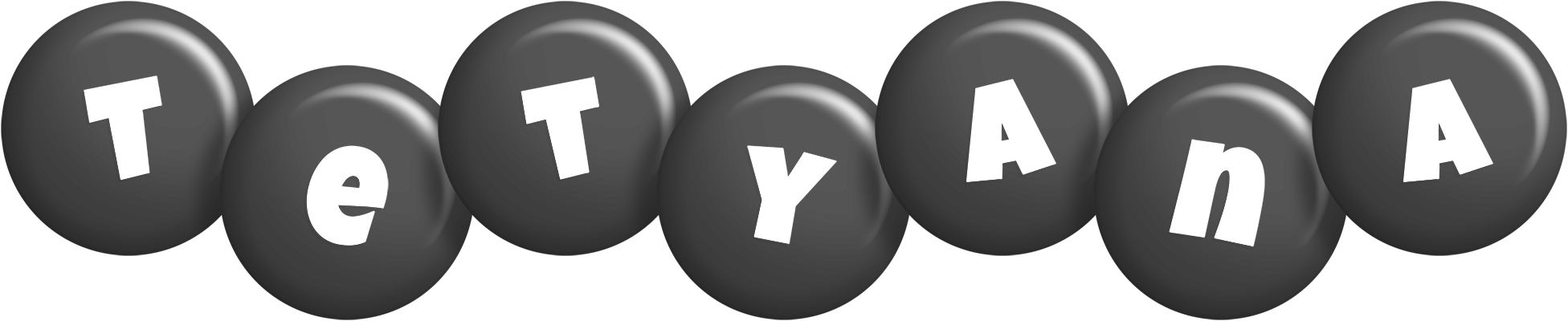 Tetyana candy-black logo