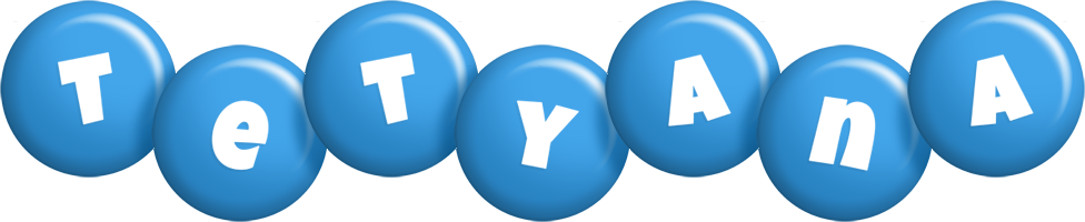 Tetyana candy-blue logo