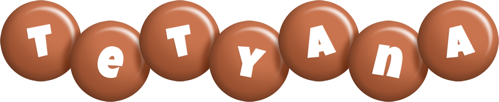 Tetyana candy-brown logo