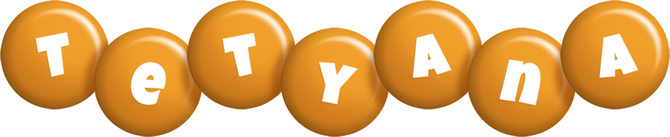 Tetyana candy-orange logo
