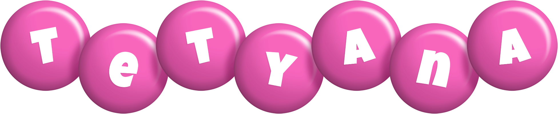 Tetyana candy-pink logo