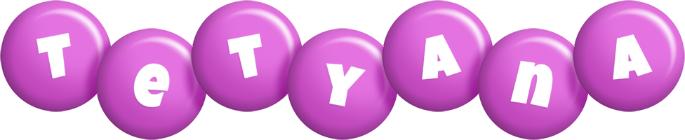 Tetyana candy-purple logo