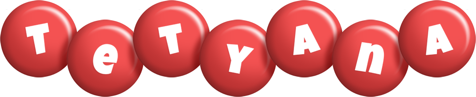 Tetyana candy-red logo